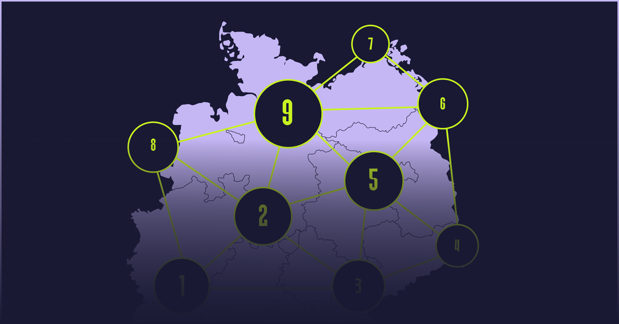 localization map for Germany